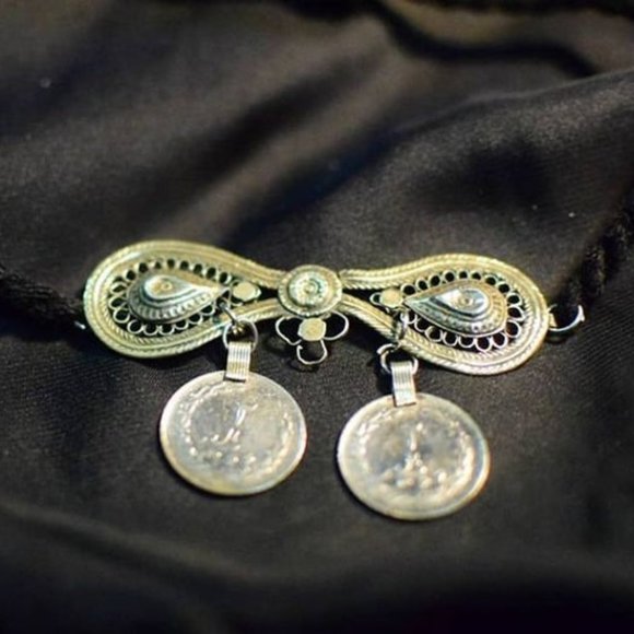 Afghan Tribal Coins Choker, Coins Jewellery, Afghan Ethnic Necklace - Picture 4 of 4